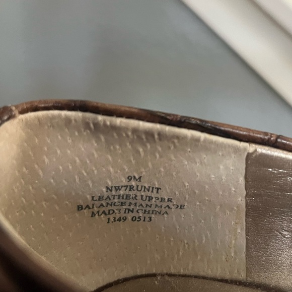 Nine West Arlene Pointy Toe Pumps in Brown Croc - Picture 7 of 8